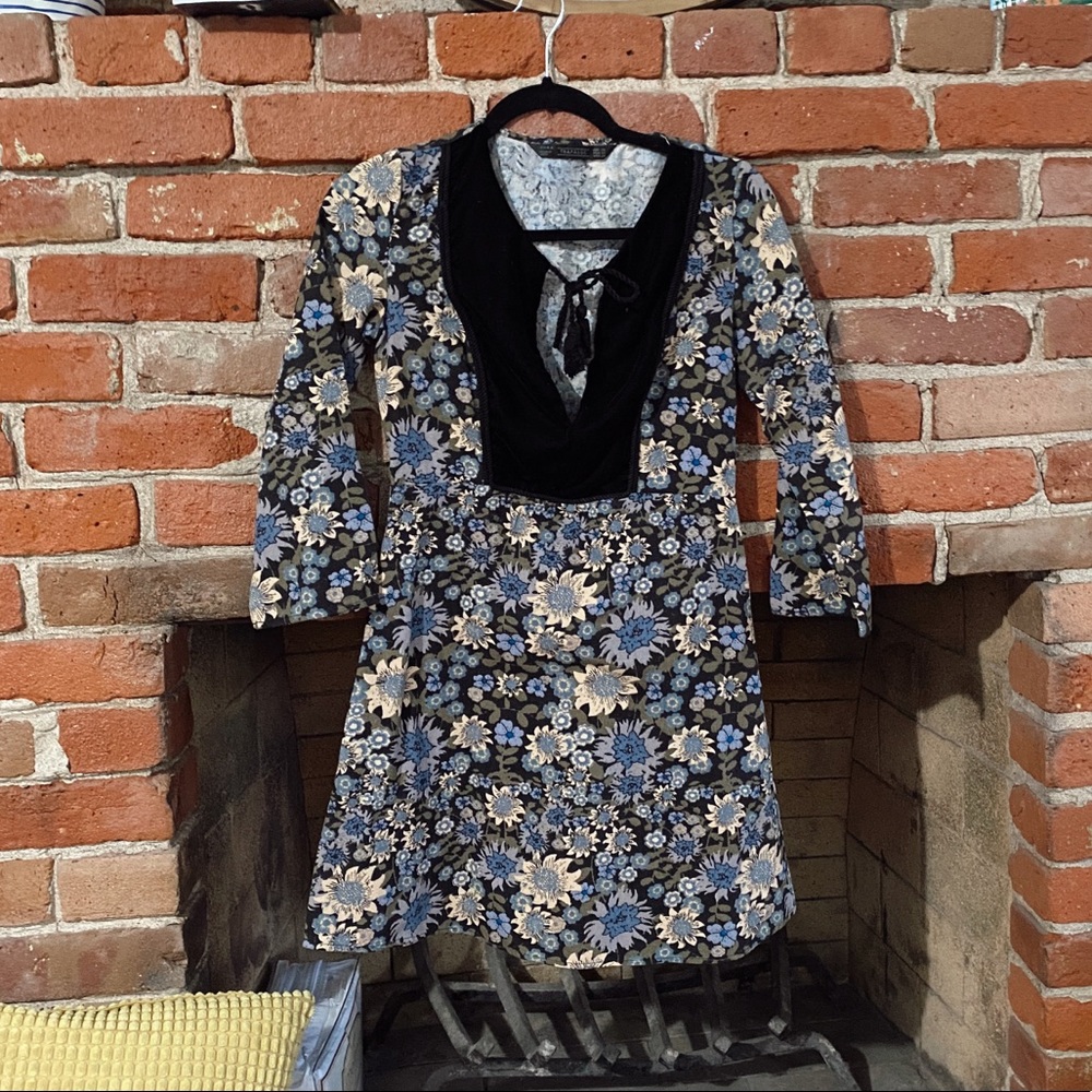 Zara floral dress
